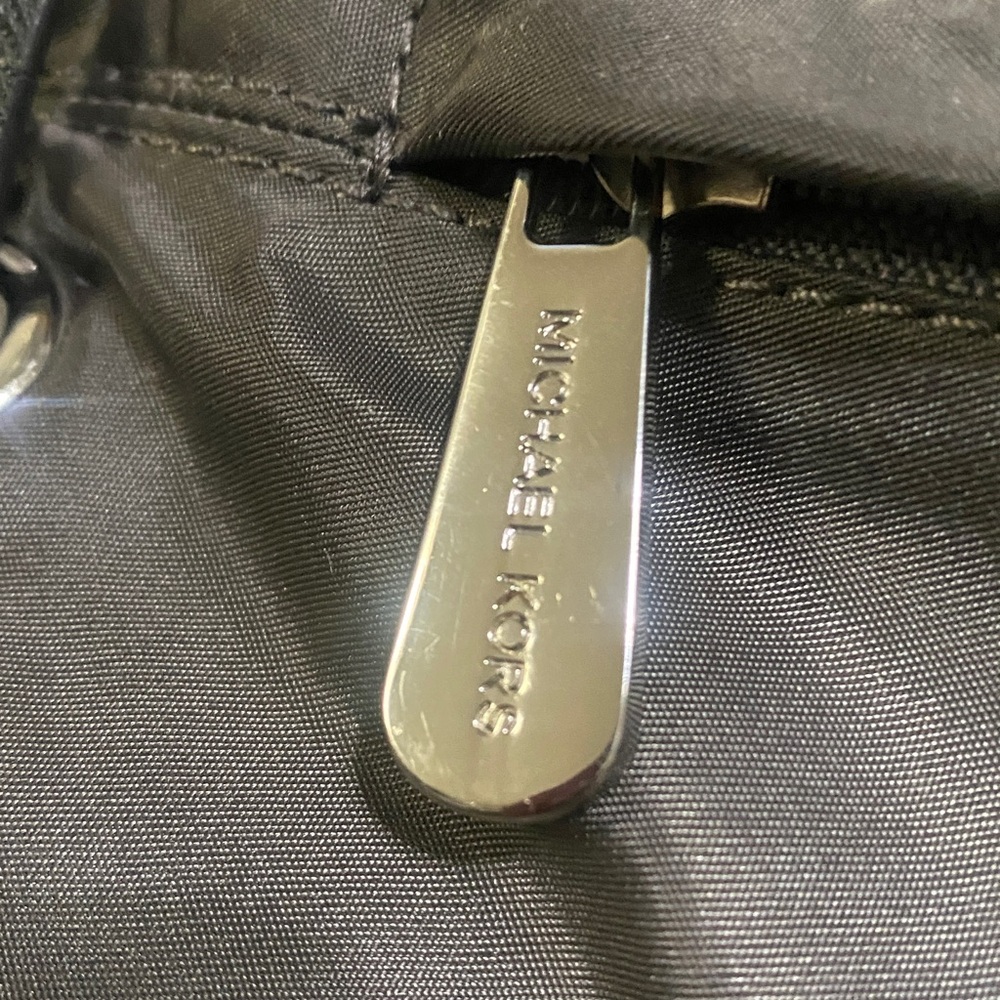 Michael Kors Quilted Charcoal Backpack - Picture 6 of 7
